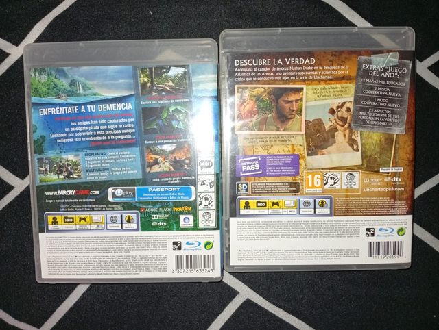 Pack 2 Juegos PS3: Far Cry 3 y Uncharted 3