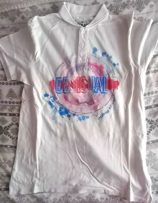 Camiseta Desigual Blanca Talla M