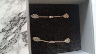 Pendientes de plata con circonitas