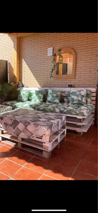Conjunto de jardín de madera