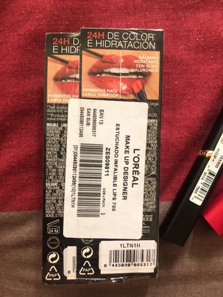 L'Oréal Paris Pintalabios loreal varios colores