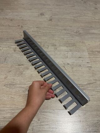 Soporte Adinor Extensible para Corbatas Gris