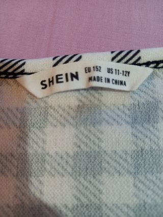 Maglia bambina a quadri