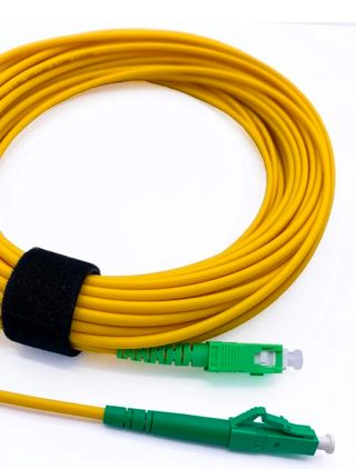 Cable Fibra Óptica 15m SC-SC Amarillo