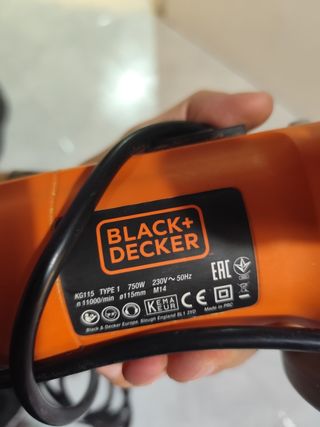 Amoladora Black + Decker original