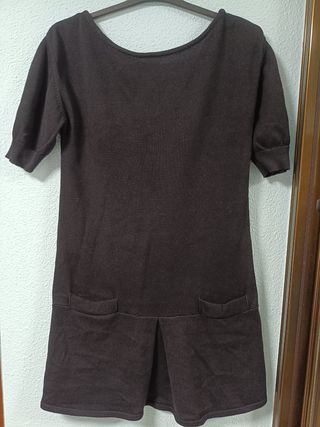 Vestido de punto negro