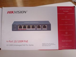 Switch Hikvision 4+2 Pro Series PoE