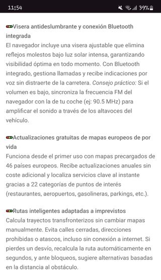 Navegador GPS AWESAFE 7 Pulgadas