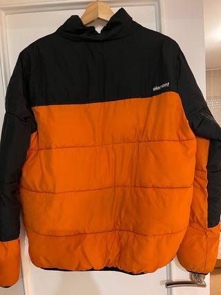 Anorak Element Niño Talla S Naranja Negro