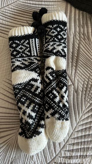 Calcetines de invierno con antideslizante