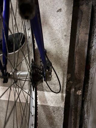 Bicicleta MTB Azul y Plata