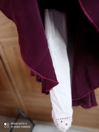 Traje de flamenca morado talla 44