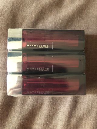 3 Pintalabios Maybelline New York