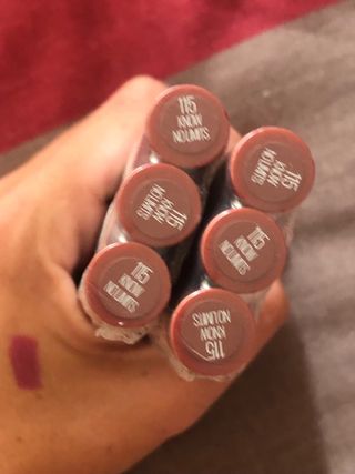 3 Pintalabios Maybelline New York