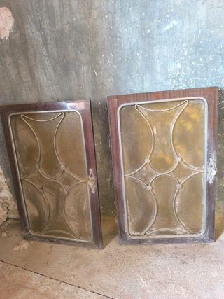 Ventanas decorativas madera y cristal