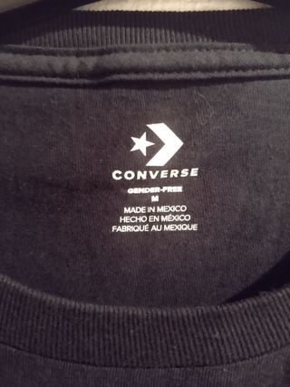 Camiseta Converse Negra

