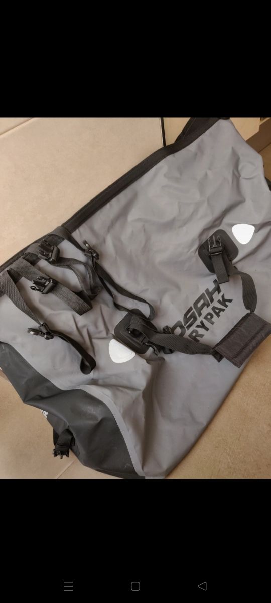 Bolso impermeable para moto