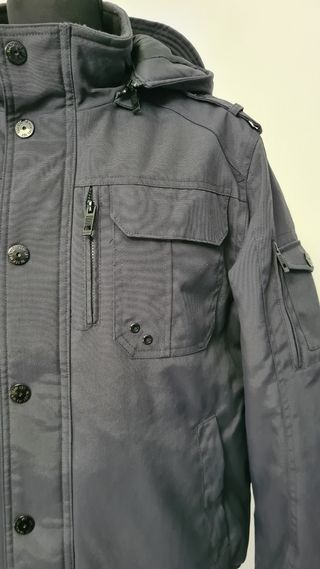 Giubbino bomber uomo taglia L grigio