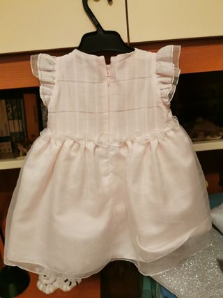 Abito elegante bambina rosa taglia 6
