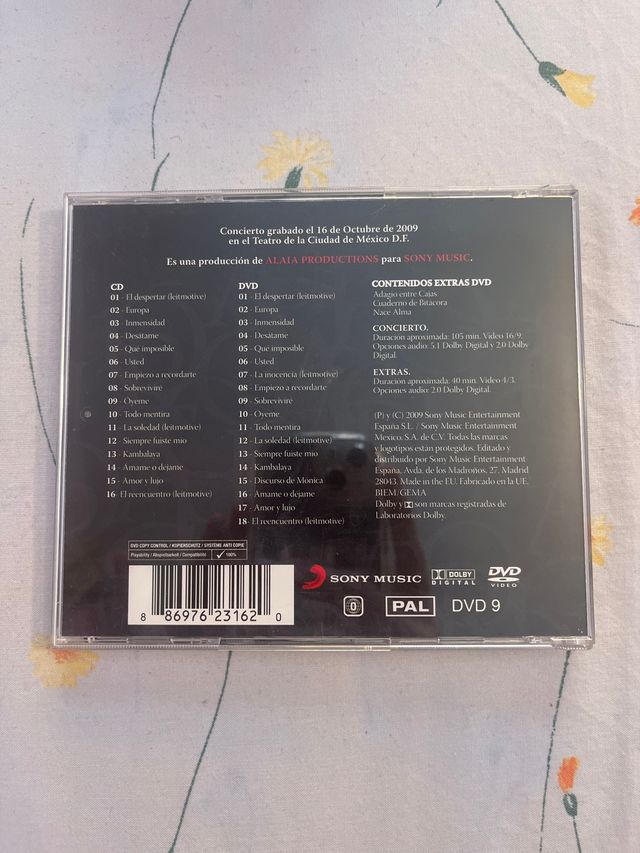 CD y DVD Adagio- Mónica Naranjo