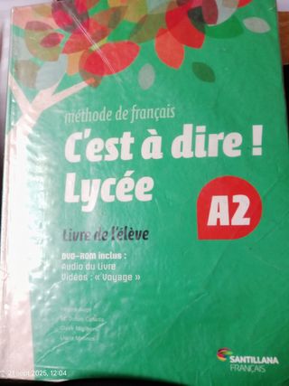 C'EST A DIRE LYCEE A2 ELEVE + DVD