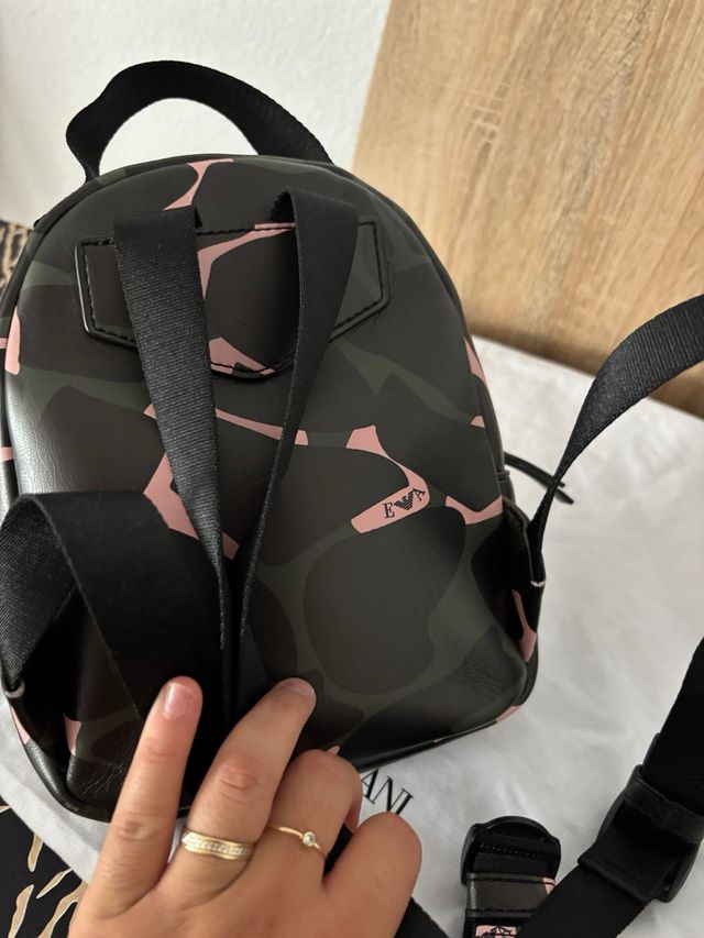 Mochila Emporio Armani Camuflaje Rosa