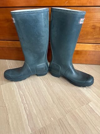 Botas de agua Hunter verdes