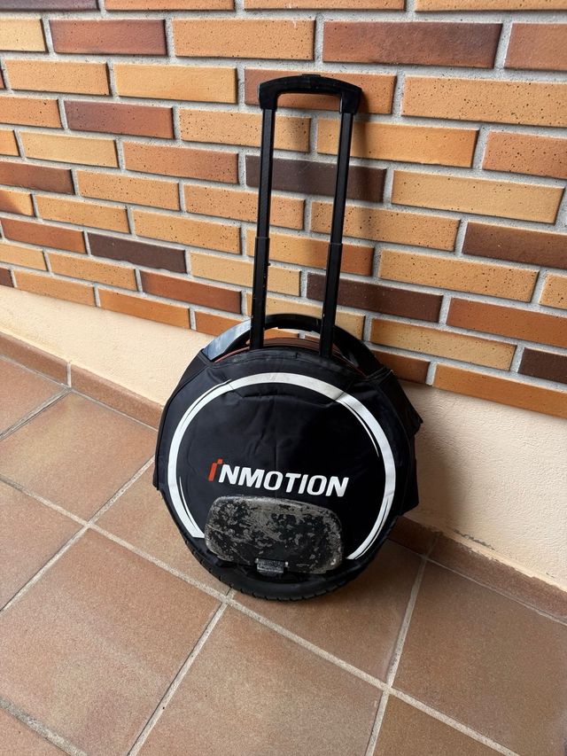 Monociclo eléctrico INMOTION V8F + funda + 2 carga