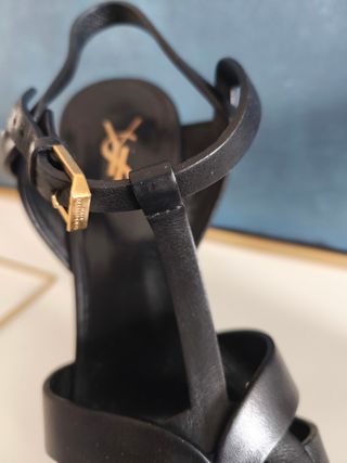 Sandalias YSL Tribute Negras