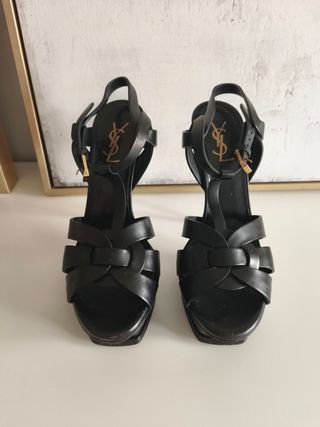 Sandalias YSL Tribute Negras