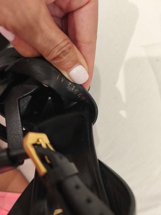Sandalias YSL Tribute Negras