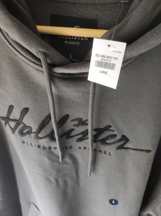 Sudadera Hollister L/XL relaxed fit 