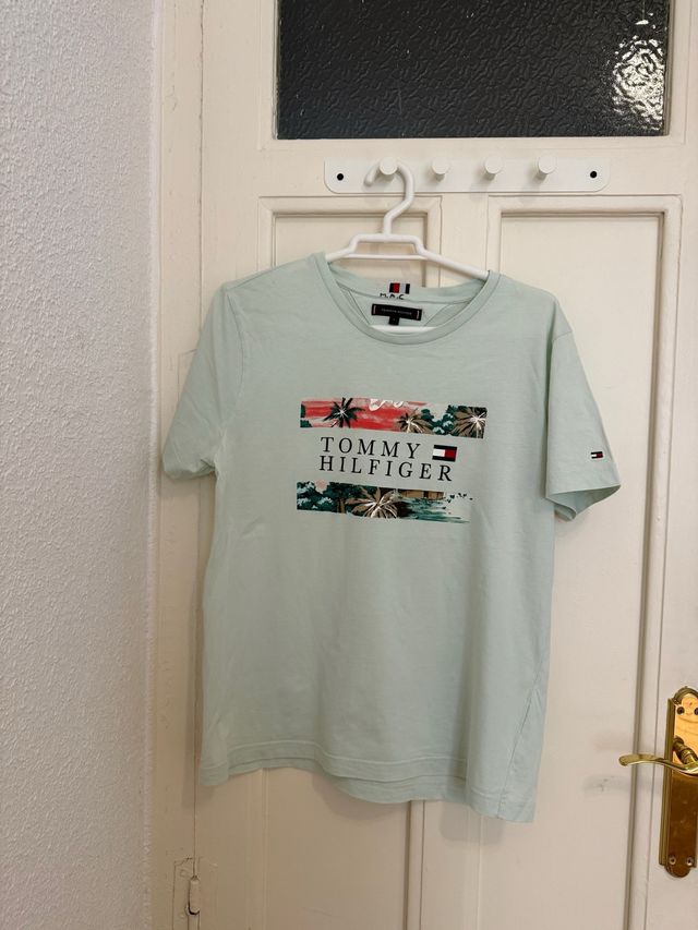 Camiseta Tommy Hilfiger Verde Estampada