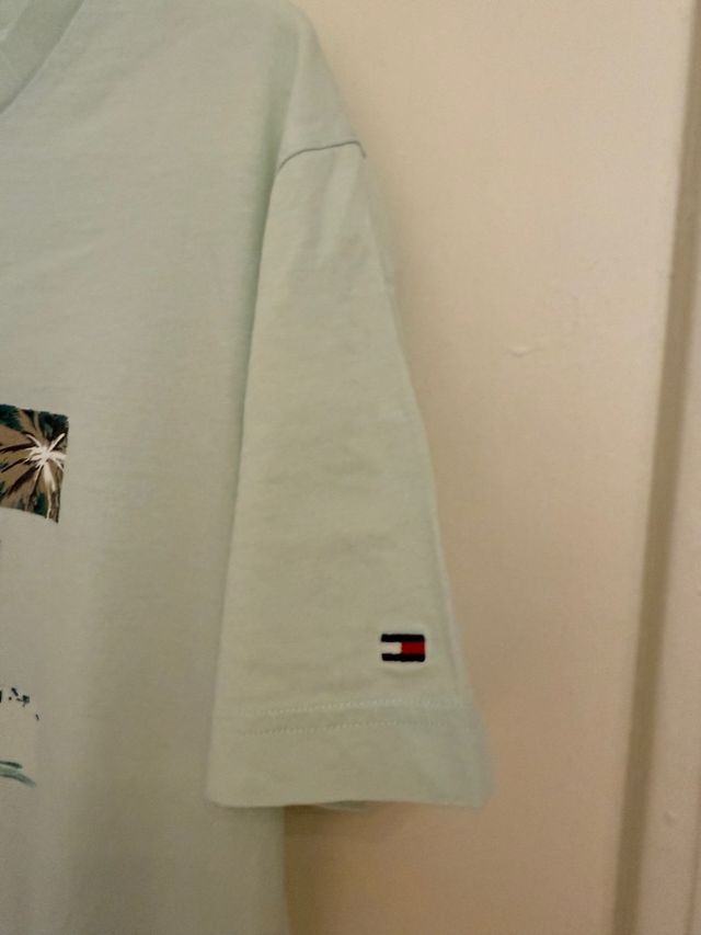 Camiseta Tommy Hilfiger Verde Estampada