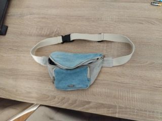 Riñonera Misako Azul y Gris