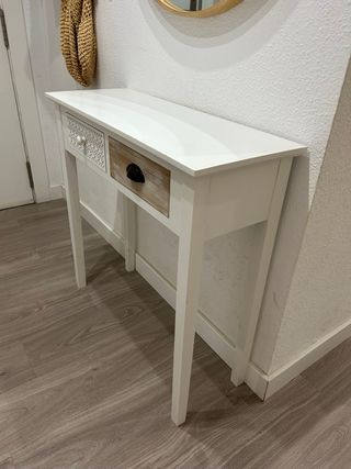 Mueble recibidor de madera