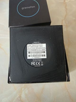 Gramofon a estrenar reproductor musica