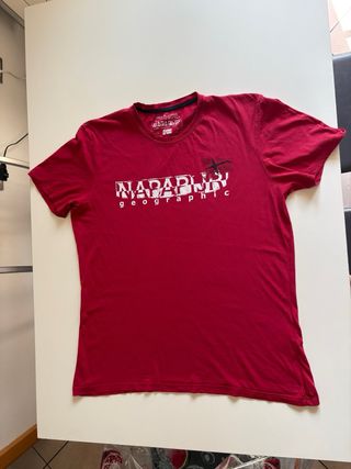 Maglietta Napapijri Uomo Rossa