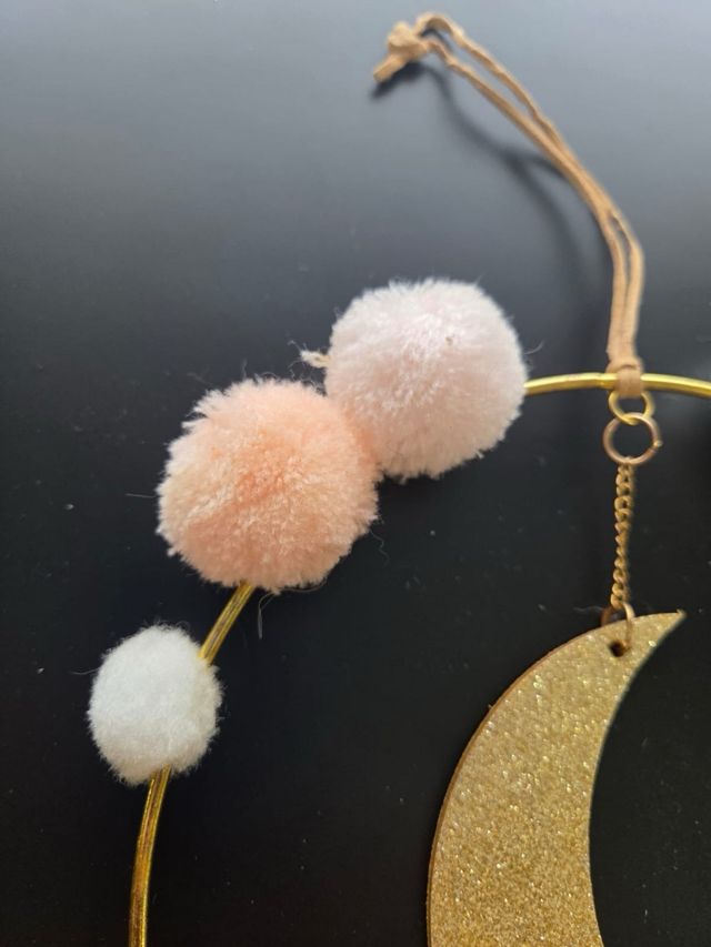 Decorazione per bambini con luna e stella