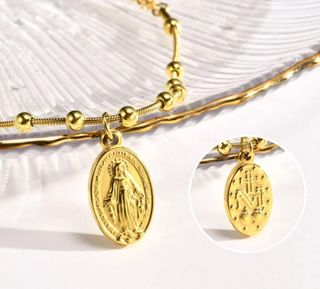 Pulsera Virgen Milagrosa Acero
