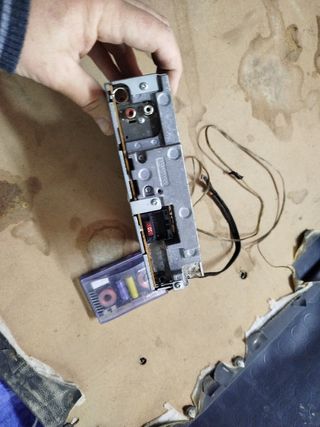 Radio CD Pioneer Plata/Negro