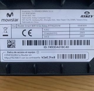 Router WiFi 6 Go Movistar