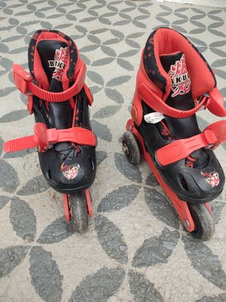 Patines infantiles 3 ruedas ajustables