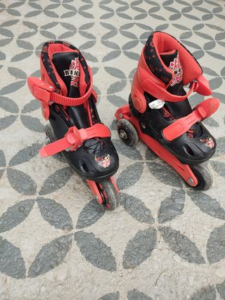 Patines infantiles 3 ruedas ajustables