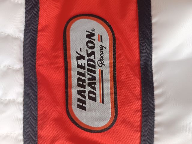 Giacca Harley Davidson Bianca Arancione da donna