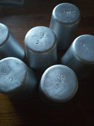 Bandeja Metálica con 6 Vasos