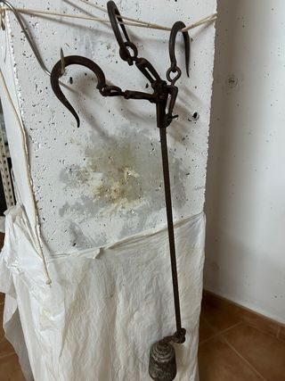 Báscula romana antigua