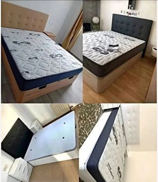 Cama canapé con colchón