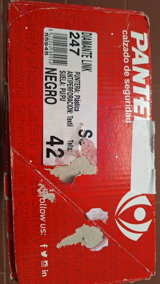 Botas de Seguridad Panter Negras (1 solo uso)