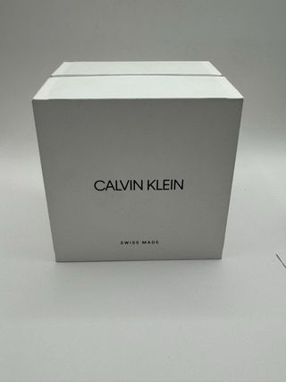 Calvin Klein Reloj Mujer Plata y Blanco